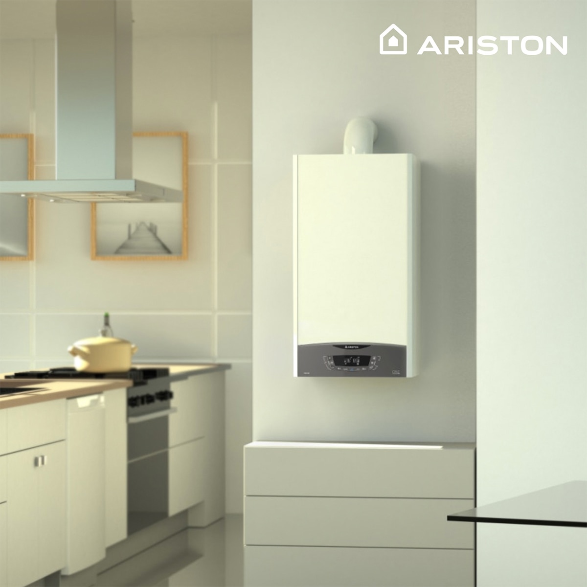 Caldera de condensación Ariston Clas One Wifi 24 Blanco-5