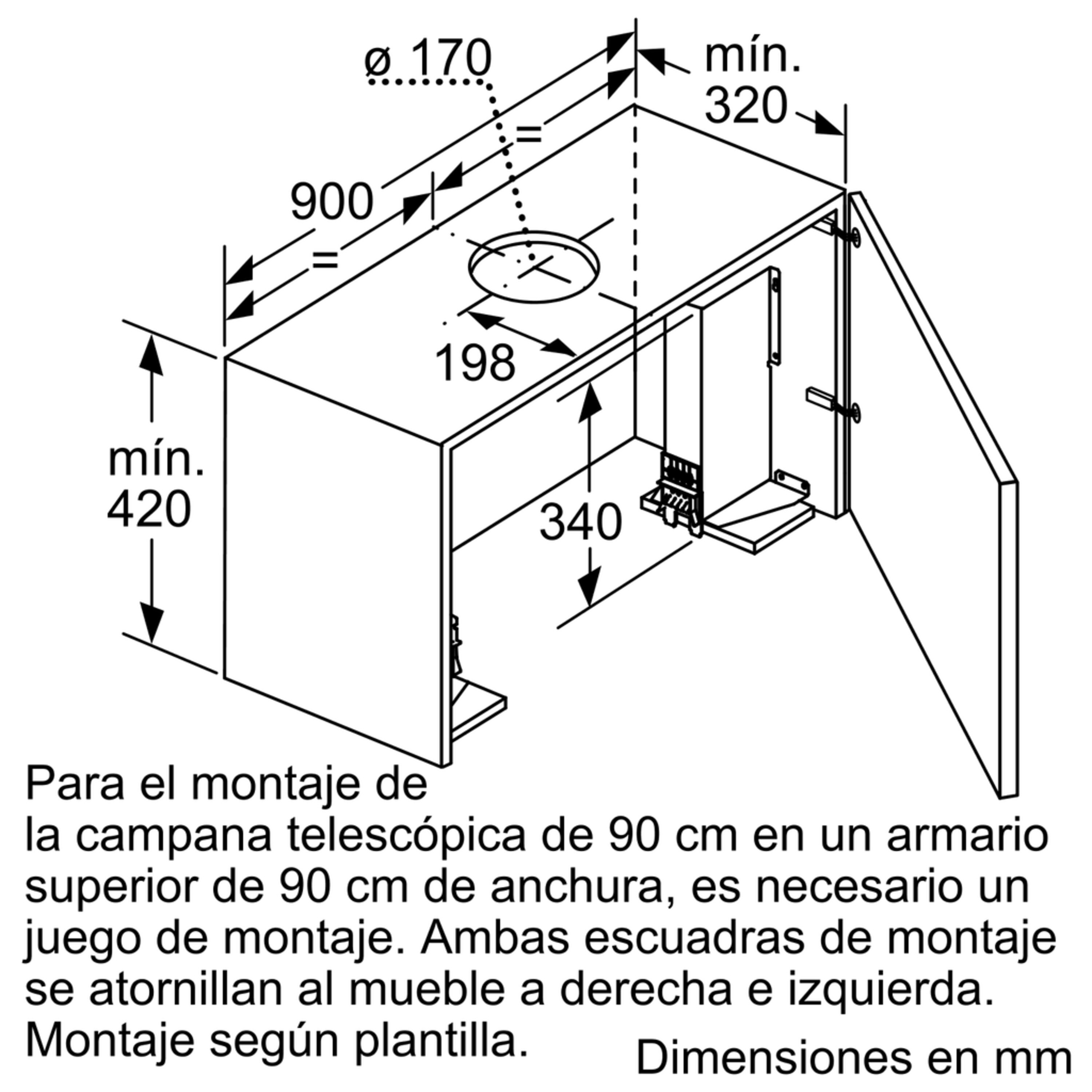 Acessório Bosch DSZ4920 para Exaustor Telescópico 2