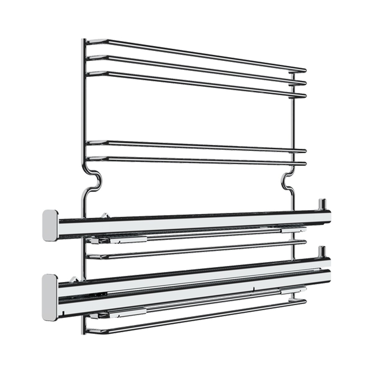 Guías telescópicas de 2 alturas para hornos estándar de 60cm Teka - KIT TELESC 2 LEVEL F+N - Inox Inox-2