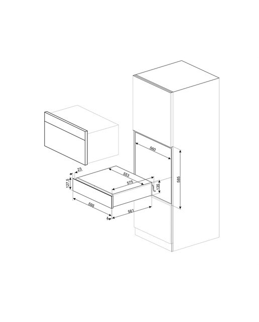 Gaveta de Vácuo Smeg Classica CPV315X - Aço Inox Aço inoxidável-2
