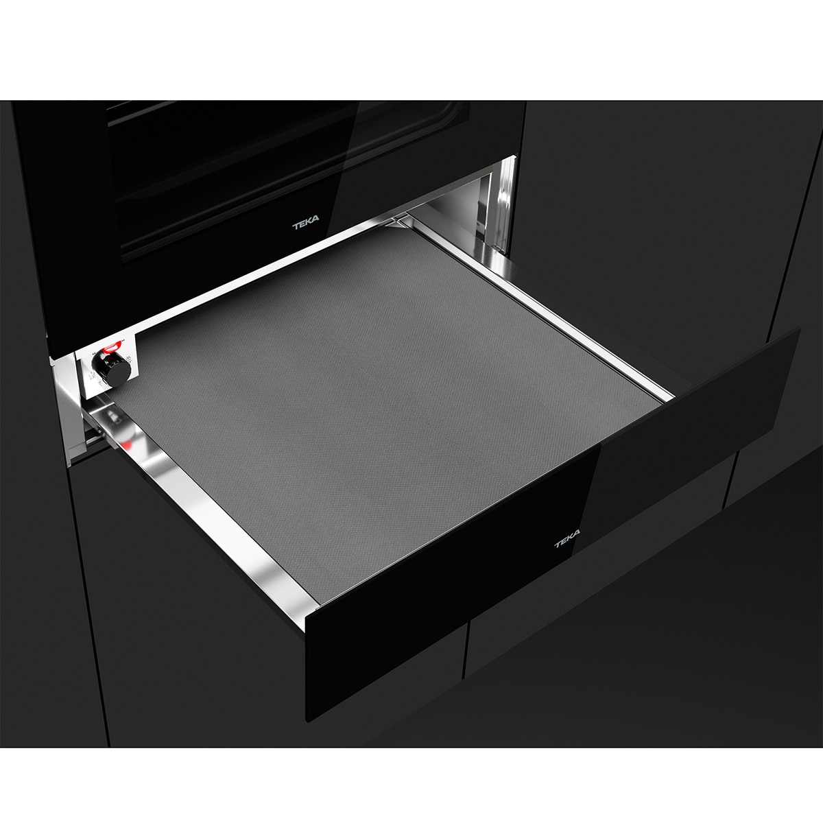 Gaveta de Aquecimento Teka Cristal CP 150 GS Edição Urban Colors com Termostato Regulável e Sistema de Abertura de Push-pull - Inox 2