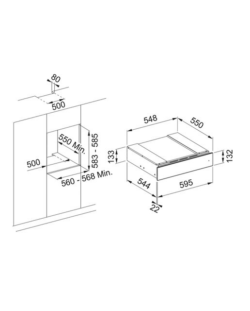 Calientaplatos Franke con capacidad de 16 litros - FMY 14 DRW XS Negro-2