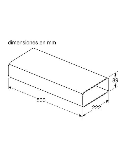 Acessório Conduta Plana Siemens HZ9VDSM1 2