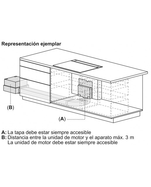Set de montaje Siemens para extractor de encimera - LZ21WWM11 6