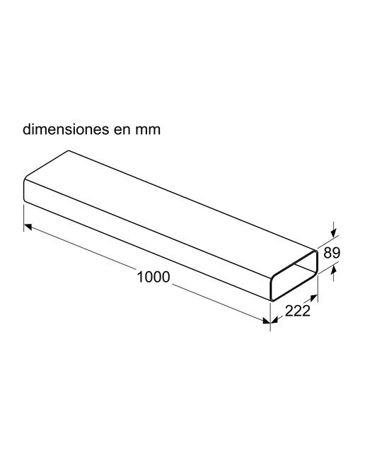 Acessório Conduta Plana Siemens HZ9VDSM2 2