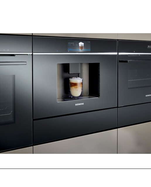 Máquina de Café Automática Encastrável Siemens iQ700CT718L1B0 - Preto Vidro preto-8