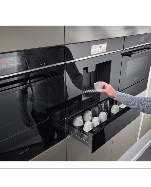 Máquina de Café Automática Encastrável Siemens iQ700CT718L1B0 - Preto Vidro preto-11