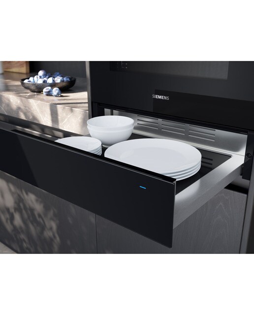 Gaveta de Aquecimento Siemens iQ700 BI710C1B1 - Preto Vidro preto-4