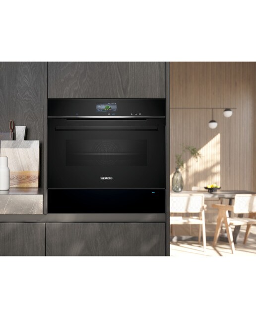 Gaveta de Aquecimento Siemens iQ700 BI710C1B1 - Preto Vidro preto-5