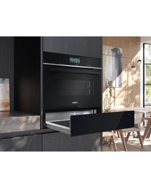 Gaveta de Aquecimento Siemens iQ700 BI710C1B1 - Preto Vidro preto-7