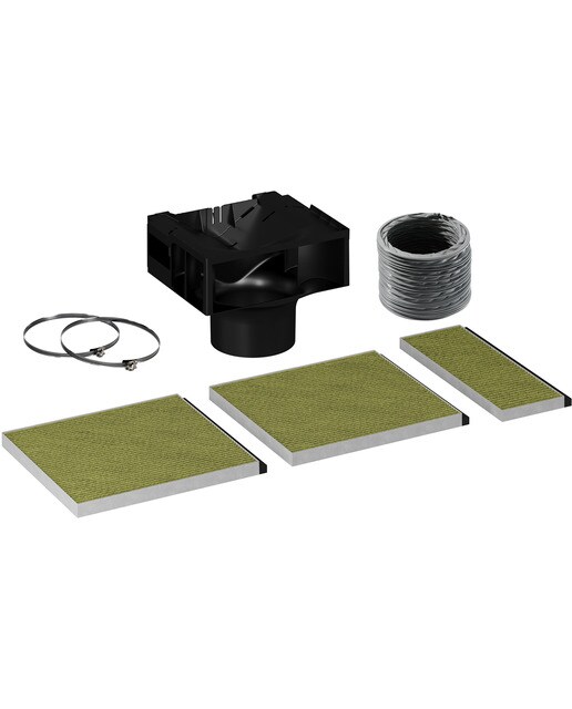 Acessório Kit de Recirculação Clean Air Plus Bosch DWZ1BK1I6 para Exaustores 1