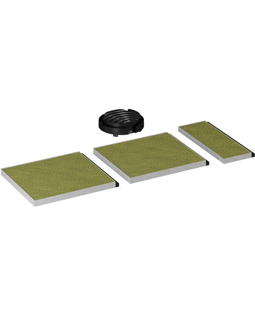 Bosch - Kit de recirculación de larga duración Bosch para campanas - DWZ1BK1V6.
