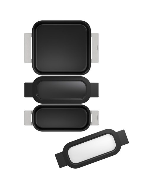 Set de 3 recipientes Flex inducción Balay - 3AB9FF030 2