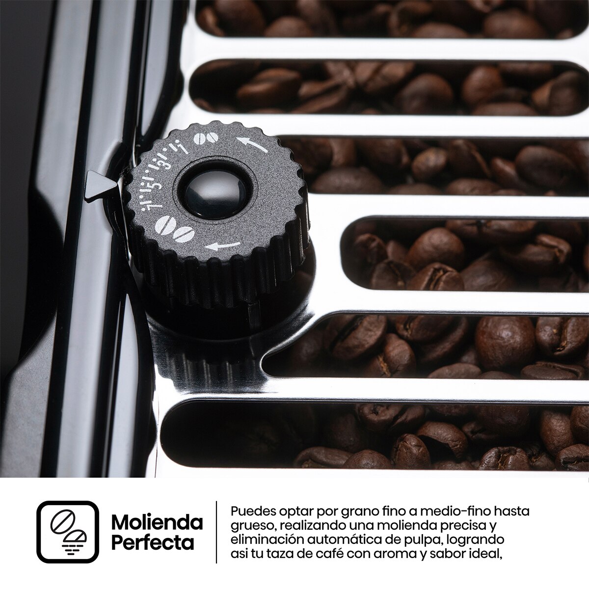Imagen 6 de Cafetera automática integrable Hisense - CM4H8BG - Negro Negro