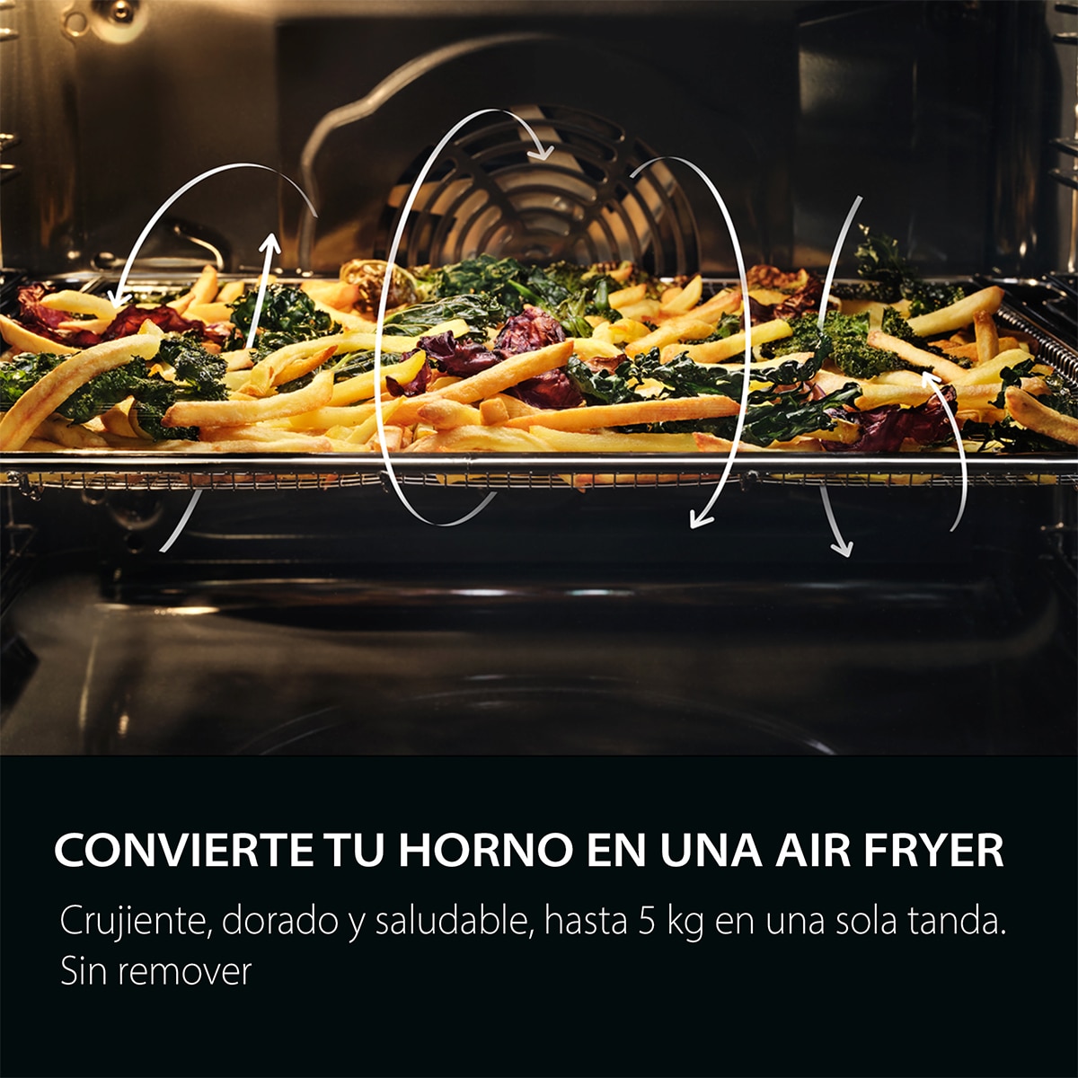 Bandeja AirFry para hornos AEG Acero Inox-2