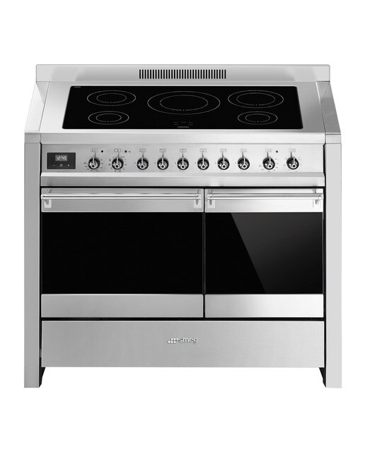 Imagen 0 de Cocina compacta  Smeg 100 cm, placa inducción 5 zonas y 2 hornos - A2PYID-81