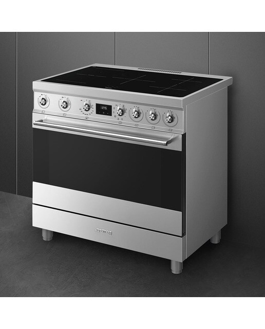 Cocina compacta Smeg con 5 zonas de cocción y horno - C9IMX2 - Acero Inox Acero Inox-5