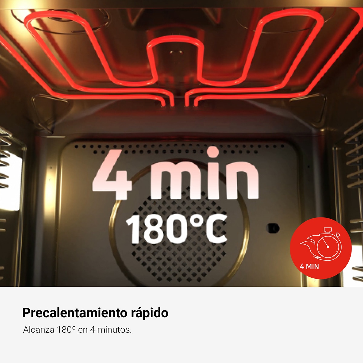 Cocina compacta Fagor con 4 quemadores y horno eléctrico - 3CLG-610BX - Inox Inox-9