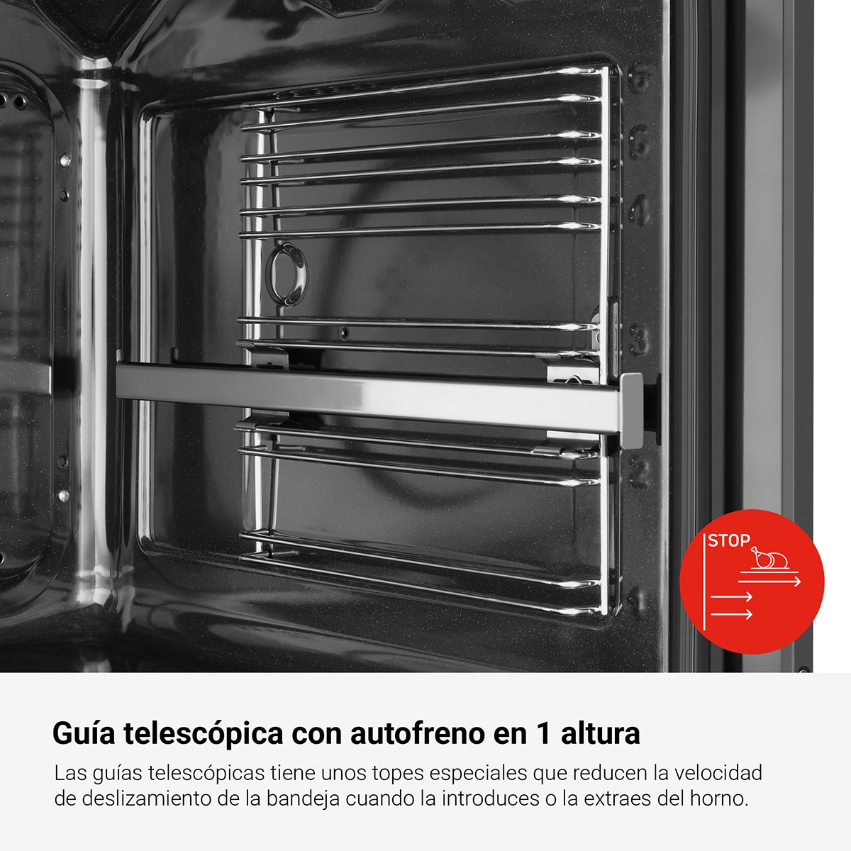 Cocina compacta Fagor con 4 quemadores y horno eléctrico - 3CLG-610BB - Blanco Blanco-7