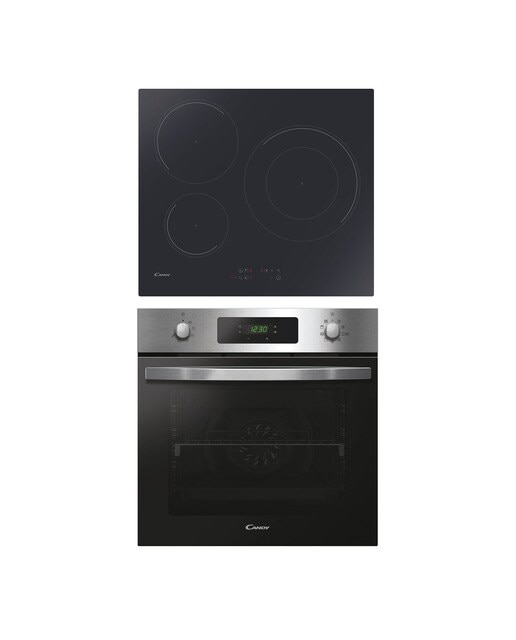 Imagen 0 de Conjunto de horno pirolítico + Placa de inducción Candy - PCI26PCXCI633C