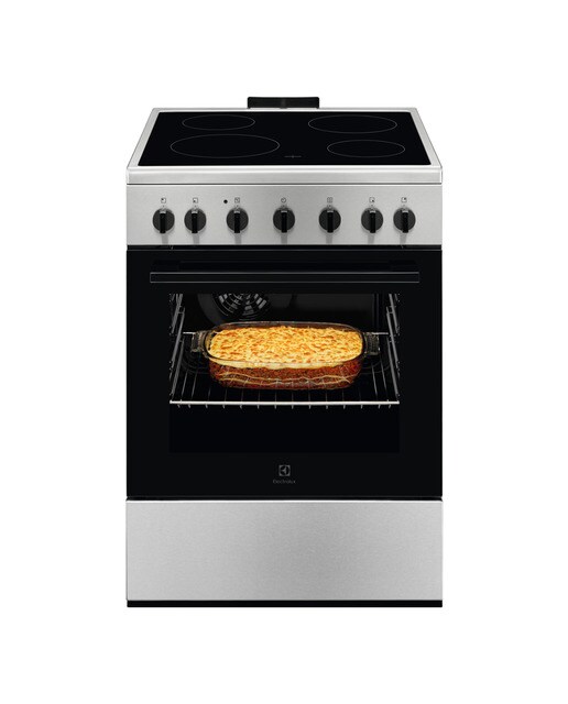Imagen 0 de Cocina compacta Electrolux 60 cm, placa vitrocerámica con 4  zonas y horno eléctrico -