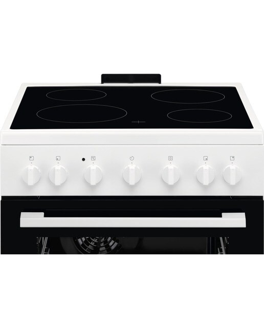 Fogão Elétrico com Placa de Vitrocerâmica Electrolux LKR620066W de 4 Zonas e de 57 Litros - Branco Branco-3