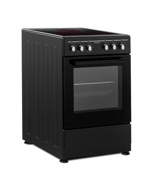 Imagen 1 de Cocina compacta Infiniton con placa vitrocerámica 3 zonas y horno - CC-B550V3 Negro