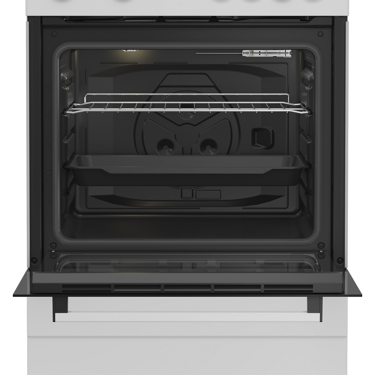 Cocina compacta Beko placa vitrocerámica y horno eléctrico -  FBS67000WD Blanco-5