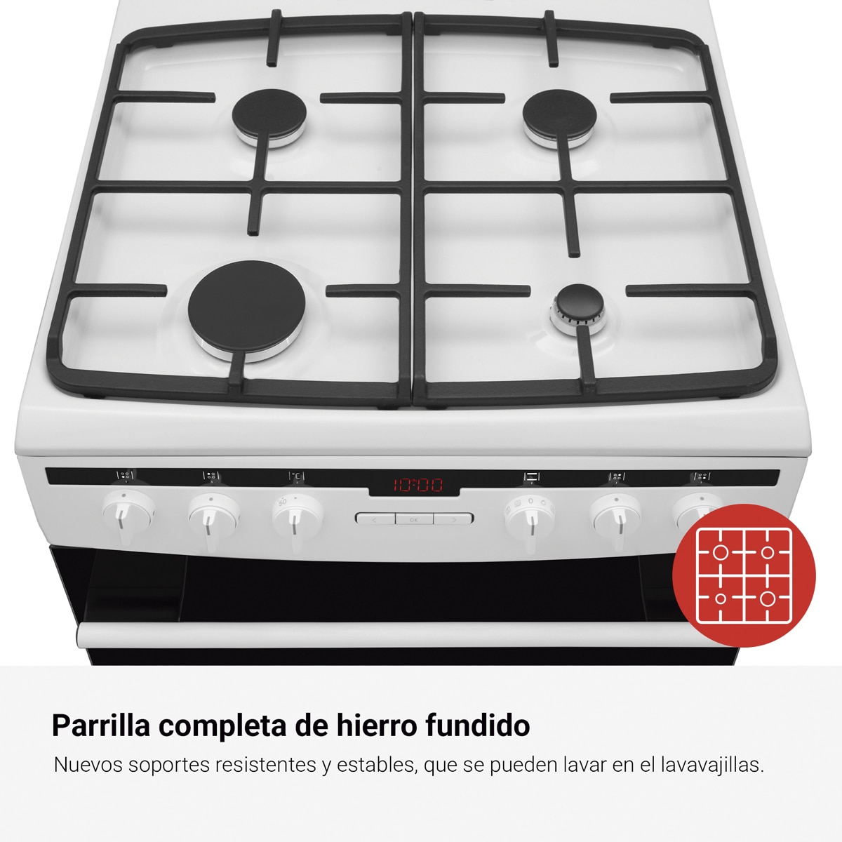 Cocina compacta Fagor con 4 quemadores y horno eléctrico Comfort - 3CLG-605BB 9