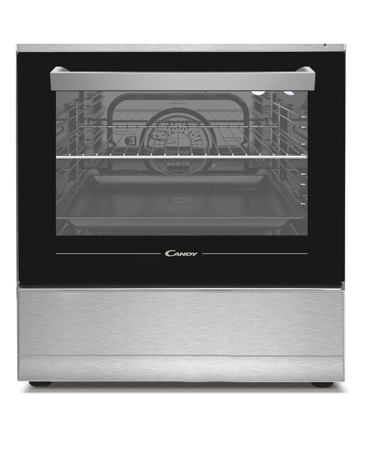 Cocina compacta  Candy 59,8 cm, placa de gas 4 quemadores y horno - CGG655SI/E Inox-3