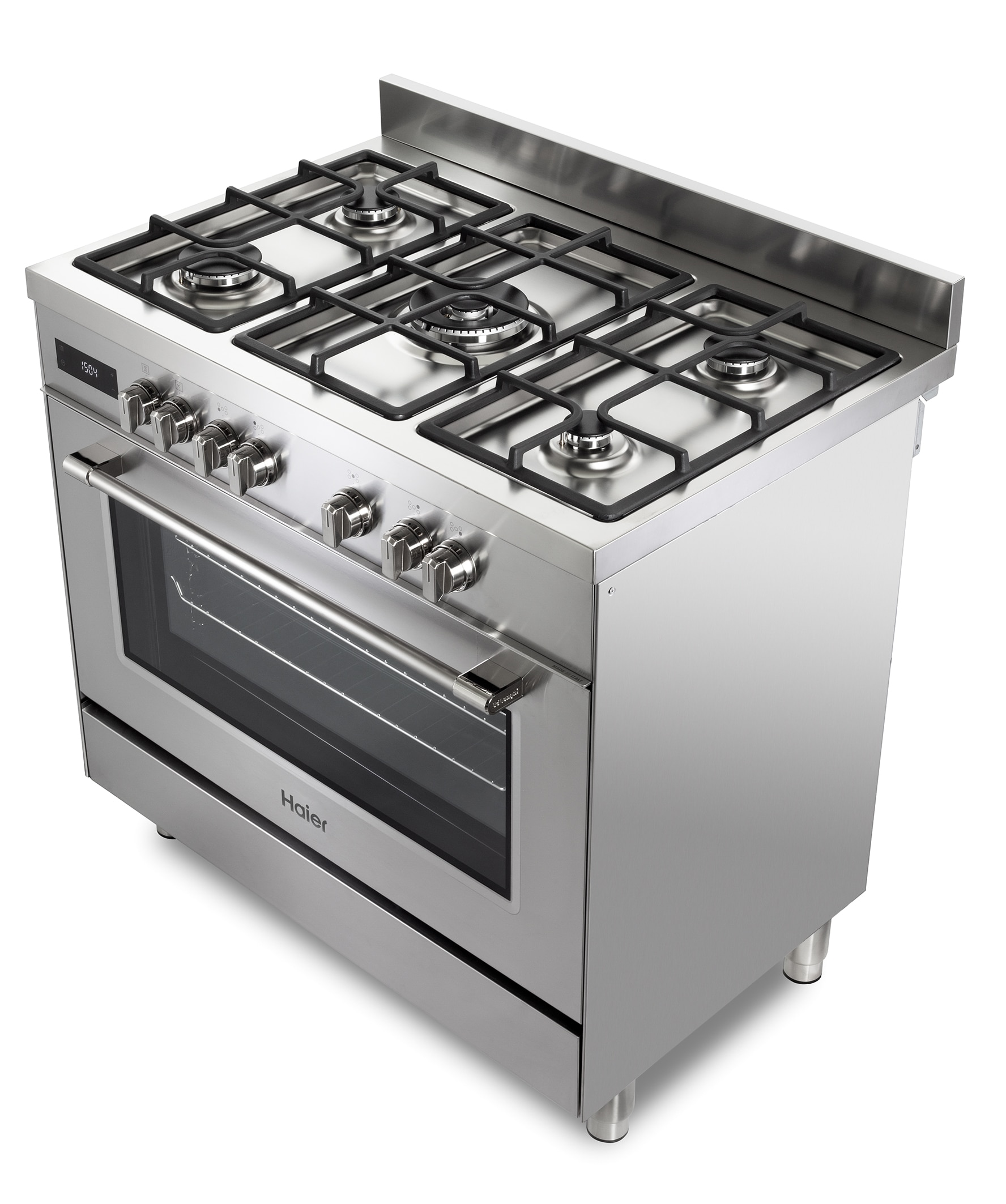 Cocina compacta Haier de 90 cm, 5 quemadores, horno eléctrico - HGM95TC1X - Inox Inox-8