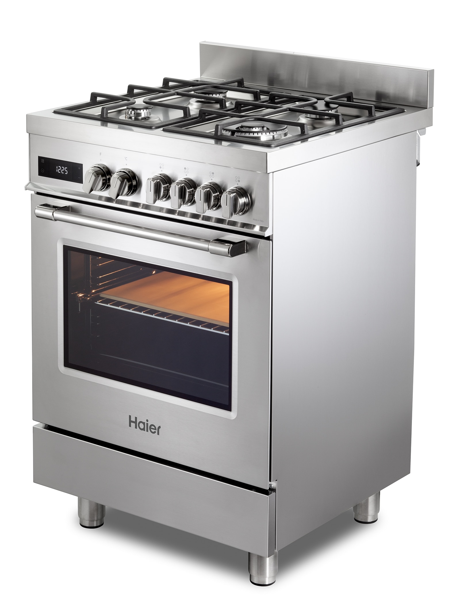 Cocina compacta Haier de 60 cm, 4 quemadores y horno eléctrico - HGM64TC1X - Inox Inox-2