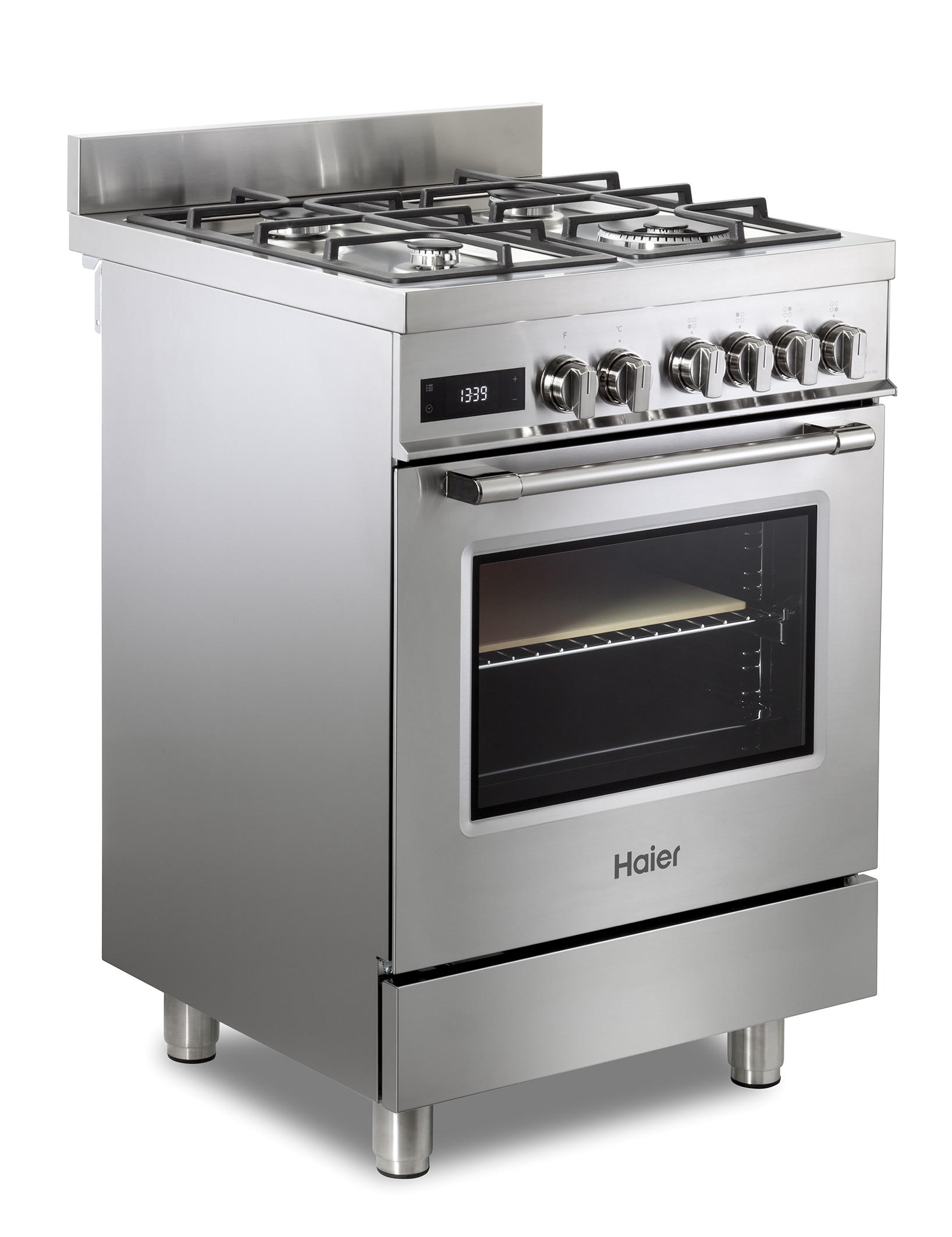 Cocina compacta Haier de 60 cm, 4 quemadores y horno eléctrico - HGM64TC1X - Inox Inox-3