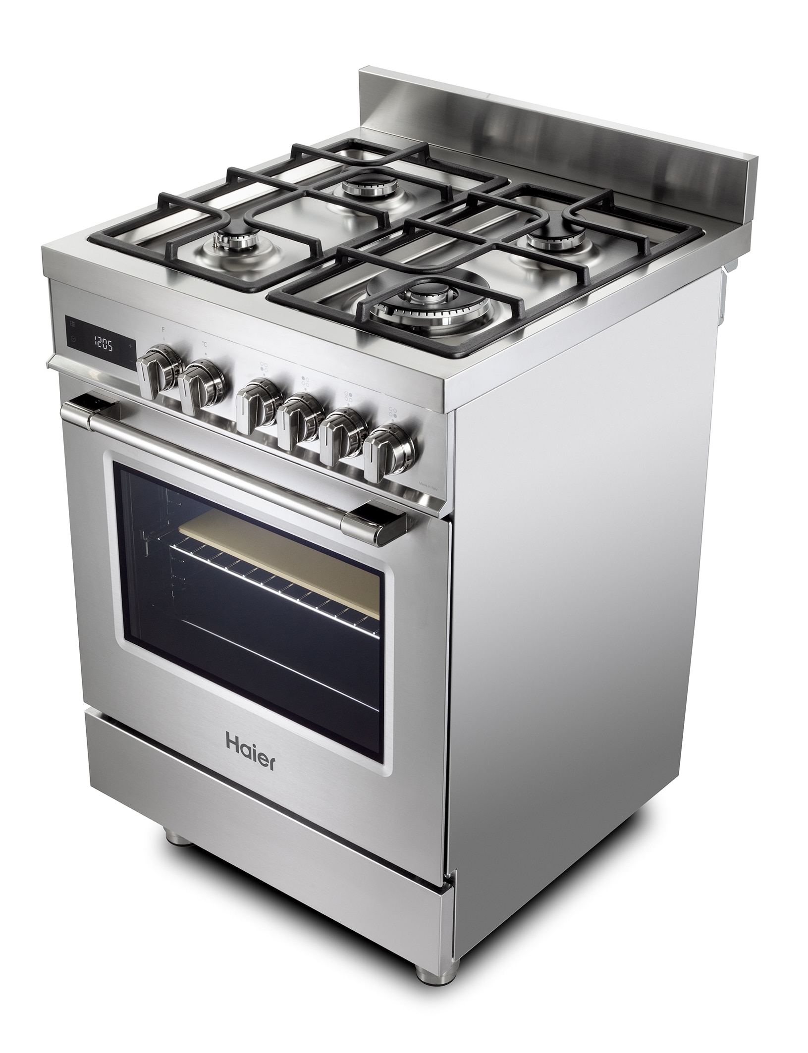 Cocina compacta Haier de 60 cm, 4 quemadores y horno eléctrico - HGM64TC1X - Inox Inox-4