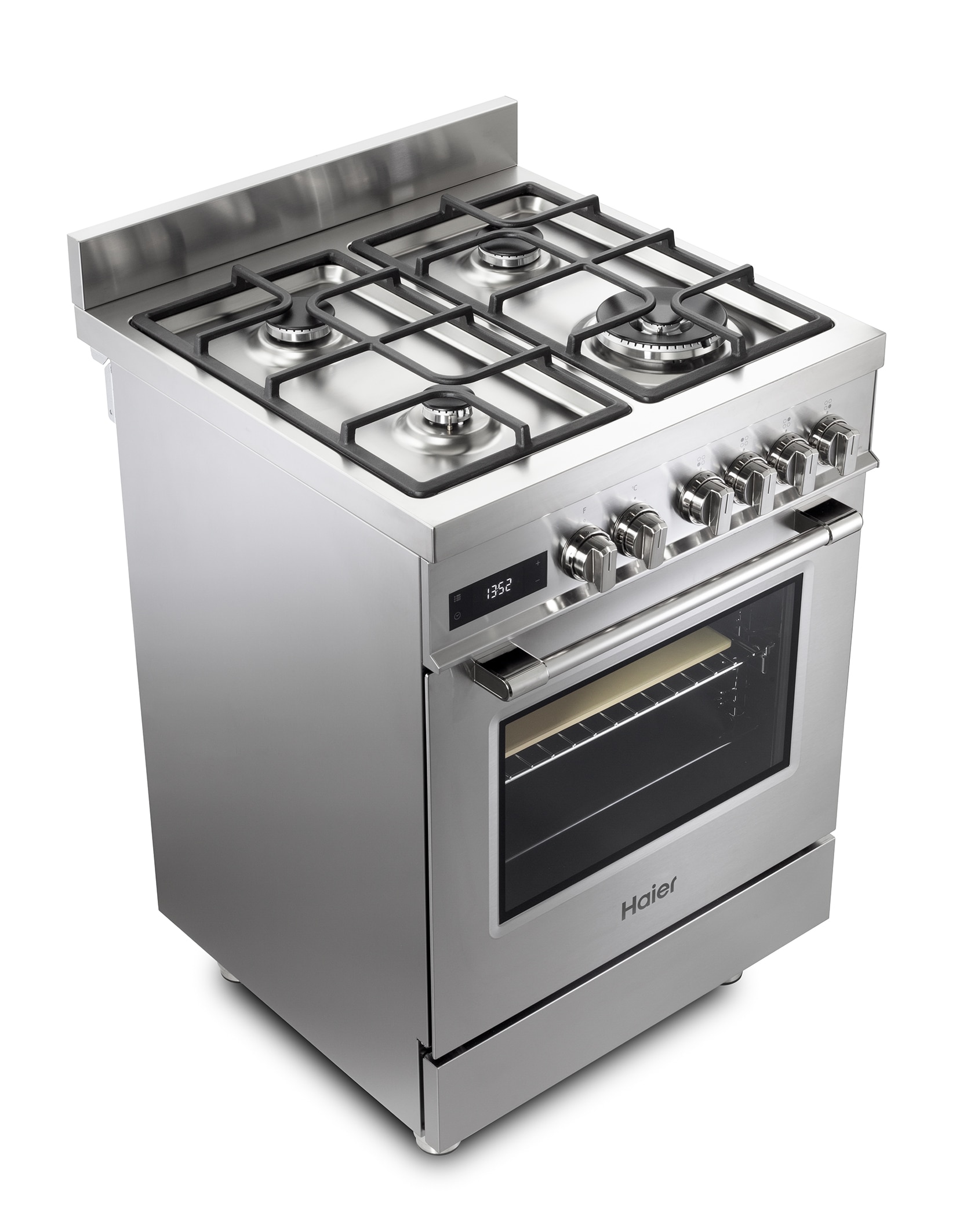 Cocina compacta Haier de 60 cm, 4 quemadores y horno eléctrico - HGM64TC1X - Inox Inox-5