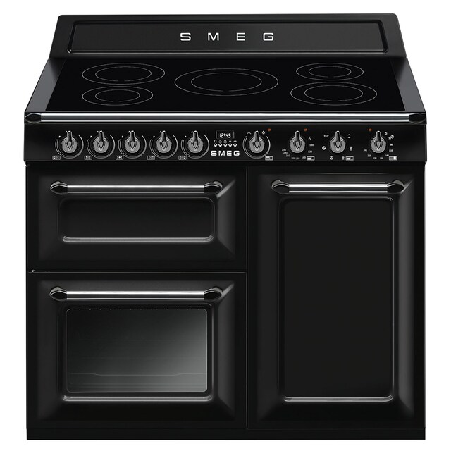 Imagen 0 de Cocina compacta Smeg 100 cm, placa inducción y 2 hornos - TR103IBL2