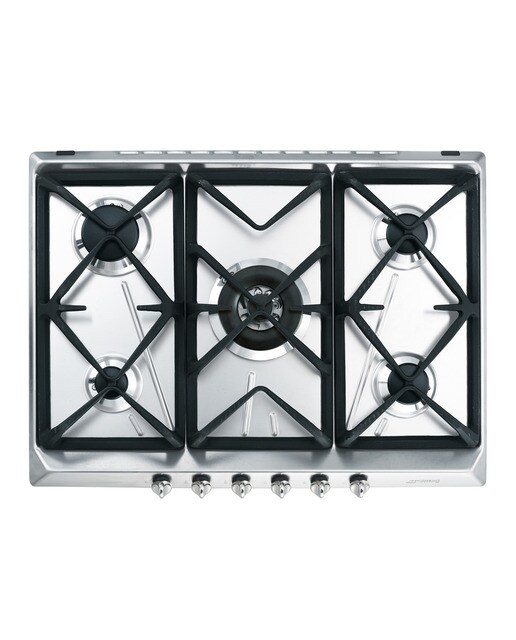 Imagen 0 de Placa gas Smeg 5 quemadores - SRV576GH5