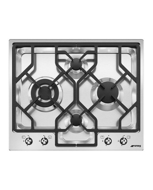 Smeg - Placa gas Smeg 4 quemadores - PGF64-4.