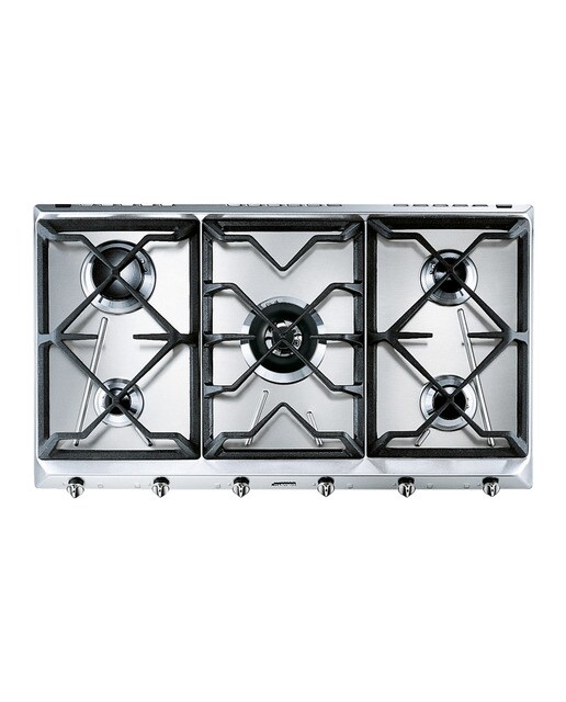 Smeg - Placa gas Smeg 5 quemadores - SRV596GH5.