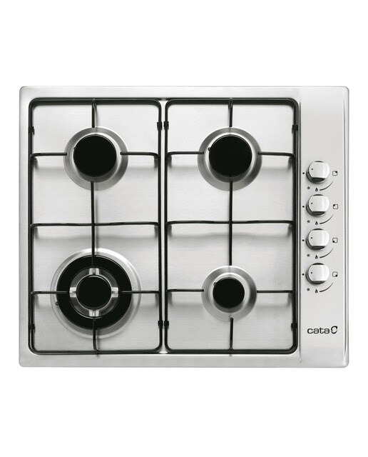 Placa gas Cata 4 quemadores - GI 6031 X Inox-1