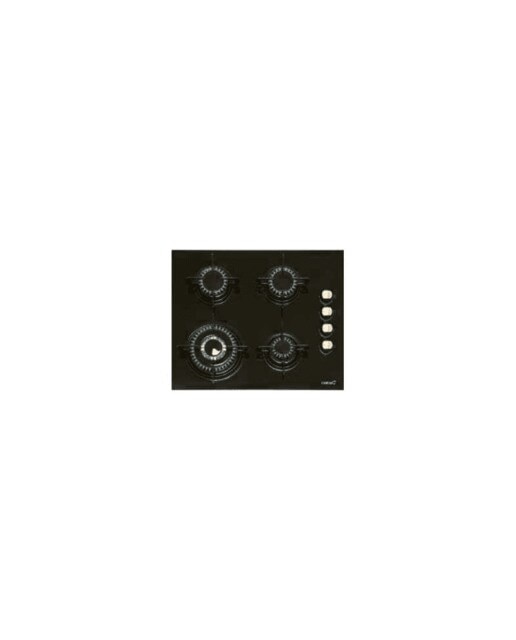 Placa gas Cata 4 quemadores - CIB 6031 BK Cristal negro-2