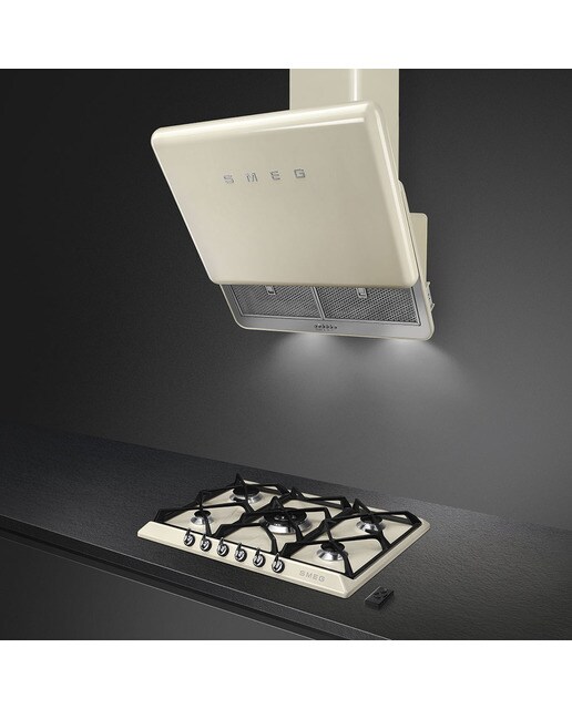 Placa gas Smeg 5 quemadores - SR975PGH Crema-2