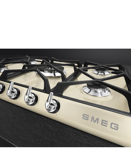 Placa gas Smeg 5 quemadores - SR975PGH Crema-3