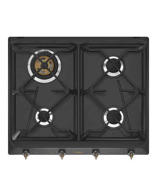 Smeg - Placa gas Smeg 4 quemadores - SRV864AOGH.
