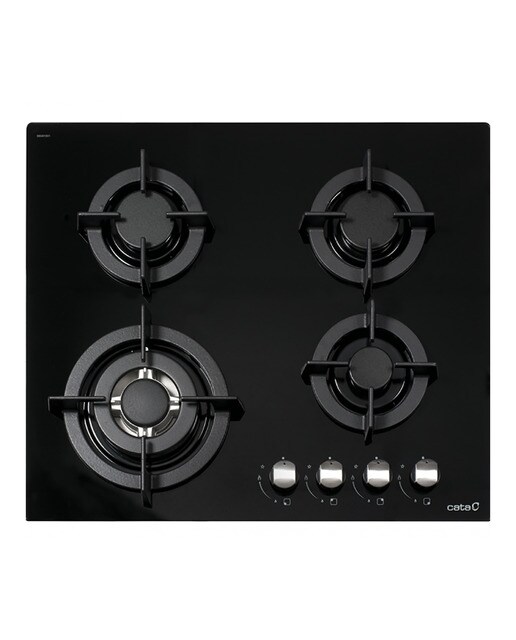 Imagen 0 de Placa gas Cata 4 quemadores - CCI 6031 BK