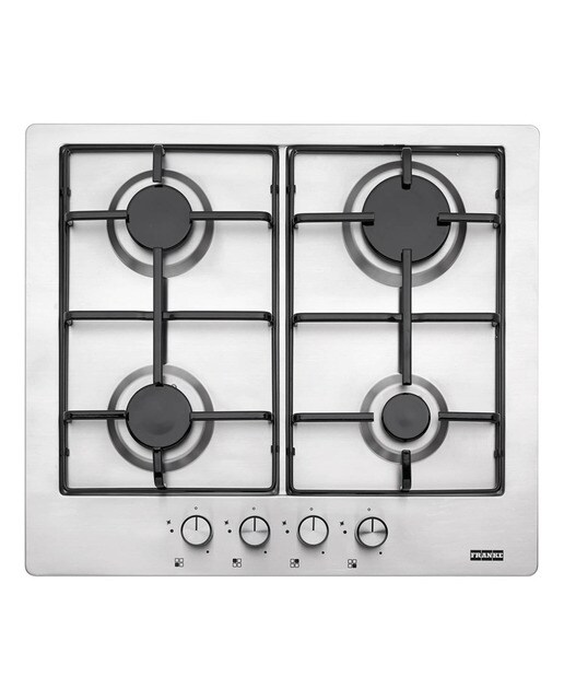 Franke - Placa gas Franke 4 quemadores - FHNL 604 4G XS E.