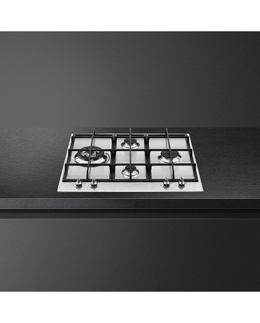 Imagen 2 de Placa gas Smeg 4 quemadores - PX364L - Inox Inox