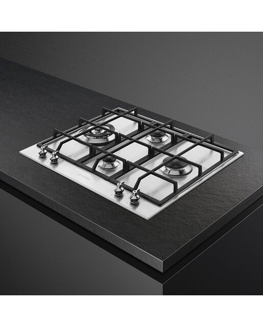 Imagen 3 de Placa gas Smeg 4 quemadores - PX364L - Inox Inox