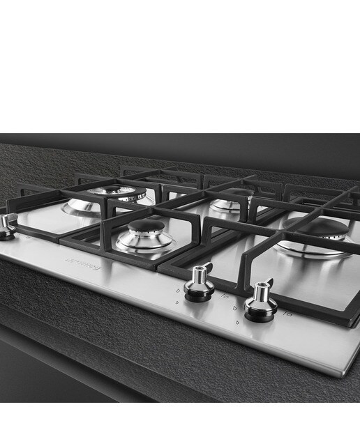 Imagen 4 de Placa gas Smeg 4 quemadores - PX364L - Inox Inox