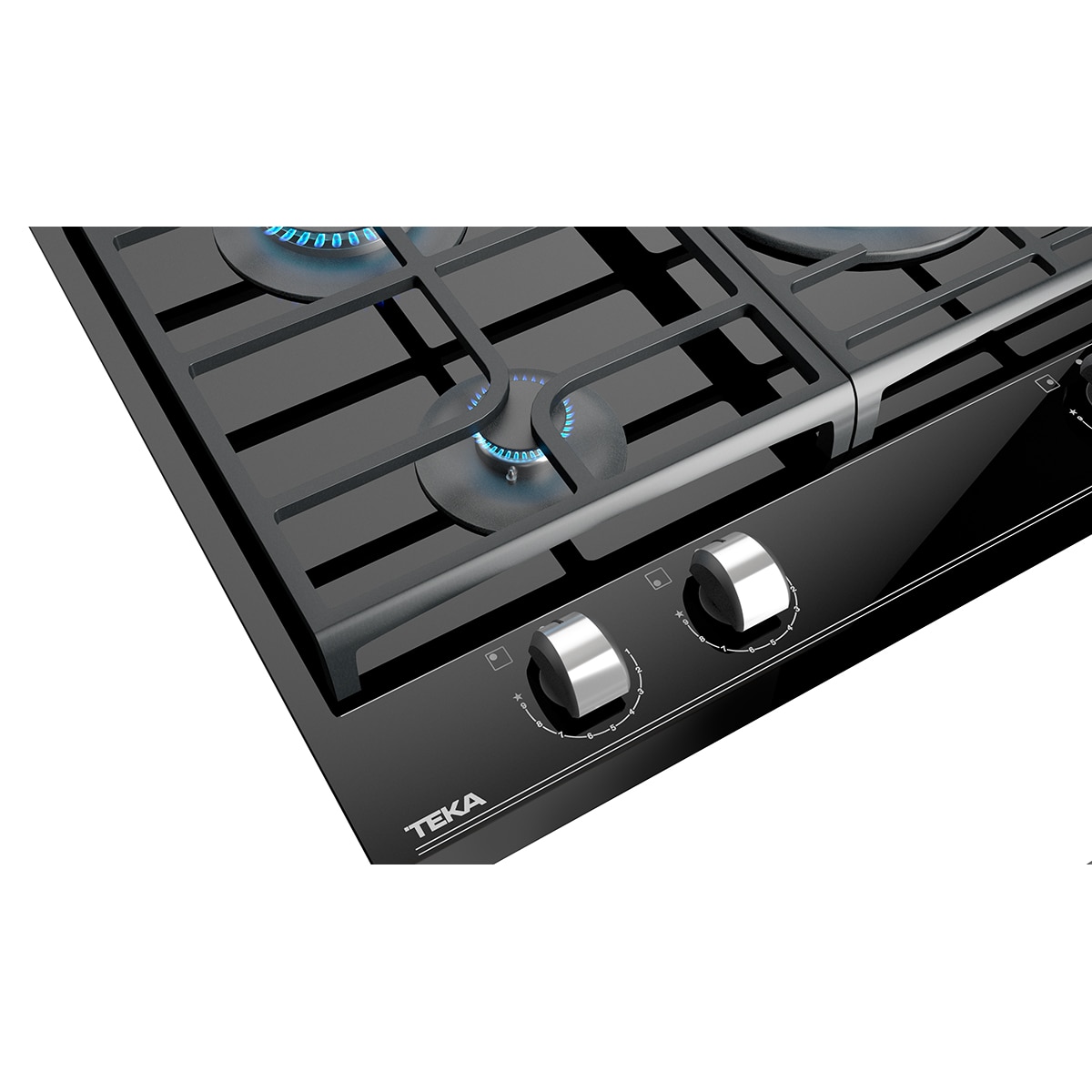 Placa gas Teka 3 quemadores - GZC63310XBB - Negro Negro-5